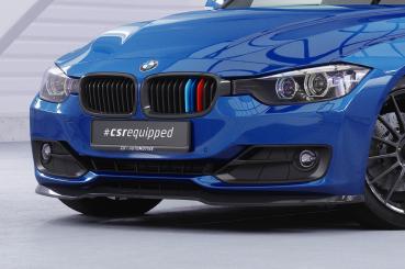 CSR Frontspoiler | Cup-Spoilerlippe mit ABE für BMW 3er (F30 / F31) CSL506-L Lackierung erforderlich (schwarz matt)