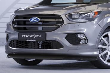 CSR Frontspoiler | Cup-Spoilerlippe mit ABE für Ford Kuga 2 CSL507-M Carbon Look matt strukturiert (keine Lackierung erforderlich)