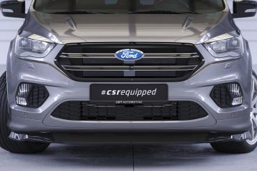 CSR Frontspoiler | Cup-Spoilerlippe mit ABE für Ford Kuga 2 CSL507-M Carbon Look matt strukturiert (keine Lackierung erforderlich)