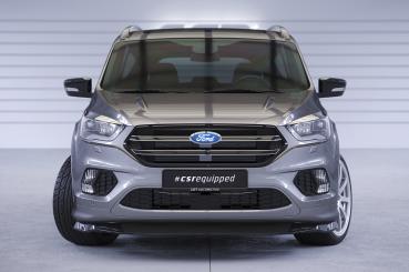 CSR Frontspoiler | Cup-Spoilerlippe mit ABE für Ford Kuga 2 CSL507-M Carbon Look matt strukturiert (keine Lackierung erforderlich)
