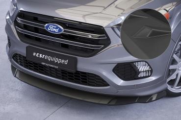 CSR Frontspoiler | Cup-Spoilerlippe mit ABE für Ford Kuga 2 CSL507-L schwarz matt (Lackierung erforderlich)