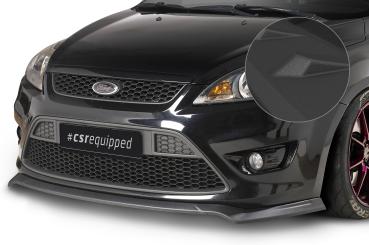 CSR Frontspoiler | Cup-Spoilerlippe mit ABE für Ford Focus MK2 ST CSL509-S schwarz matt strukturiert (keine Lackierung erforderlich)