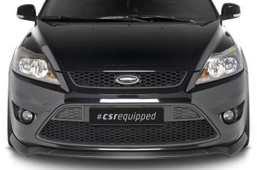 CSR Frontspoiler | Cup-Spoilerlippe mit ABE für Ford Focus MK2 ST CSL509-S schwarz matt strukturiert (keine Lackierung erforderlich)