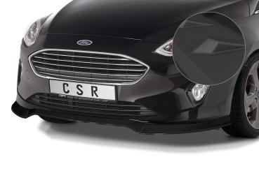 CSR Frontspoiler | Cup-Spoilerlippe mit ABE für Ford Fiesta MK8 CSL510-S schwarz matt strukturiert (keine Lackierung erforderlich)