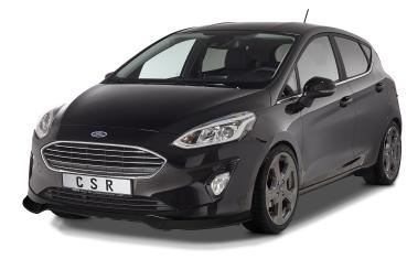 CSR Frontspoiler | Cup-Spoilerlippe mit ABE für Ford Fiesta MK8 CSL510-M Carbon Look matt strukturiert (keine Lackierung erforderlich)