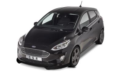 CSR Frontspoiler | Cup-Spoilerlippe mit ABE für Ford Fiesta MK8 CSL510-M Carbon Look matt strukturiert (keine Lackierung erforderlich)