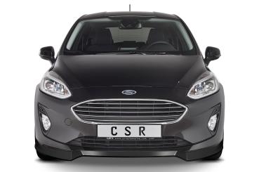 CSR Frontspoiler | Cup-Spoilerlippe mit ABE für Ford Fiesta MK8 CSL510-M Carbon Look matt strukturiert (keine Lackierung erforderlich)