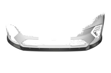 CSR Frontspoiler | Cup-Spoilerlippe mit ABE für Hyundai Tucson (TLE) N-Line CSL511-S schwarz matt strukturiert (keine Lackierung erforderlich)