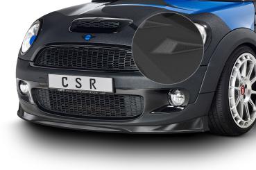CSR Frontspoiler | Cup-Spoilerlippe mit ABE für Mini Cooper S  R56 CSL512-S schwarz matt strukturiert (keine Lackierung erforderlich)