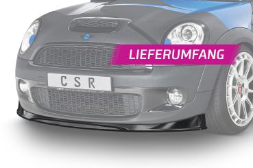 CSR Frontspoiler | Cup-Spoilerlippe mit ABE für Mini Cooper S  R56 CSL512-L schwarz matt (Lackierung erforderlich)