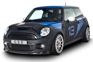 CSR Frontspoiler | Cup-Spoilerlippe mit ABE für Mini Cooper S  R56 CSL512-L schwarz matt (Lackierung erforderlich)