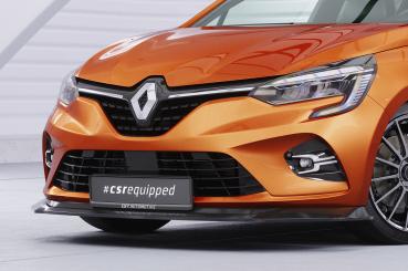 CSR Frontspoiler | Cup-Spoilerlippe mit ABE für Renault Clio V CSL520-S schwarz matt strukturiert (keine Lackierung erforderlich)