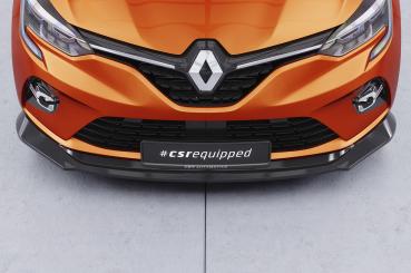 CSR Frontspoiler | Cup-Spoilerlippe mit ABE für Renault Clio V CSL520-S schwarz matt strukturiert (keine Lackierung erforderlich)