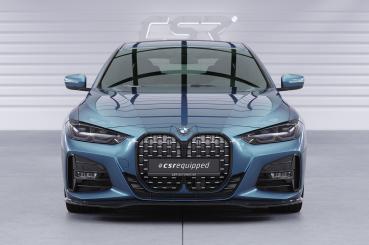 CSR Frontspoiler | Cup-Spoilerlippe mit ABE für BMW 4er (G22/G23) M-Paket und M440 CSL524-L schwarz matt (Lackierung erforderlich)