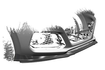 CSR Frontspoiler | Cup-Spoilerlippe mit ABE für Hyundai i10 (3. Gen) N-Line CSL525-G Glossy schwarz Hochglanz (keine Lackierung erforderlich)