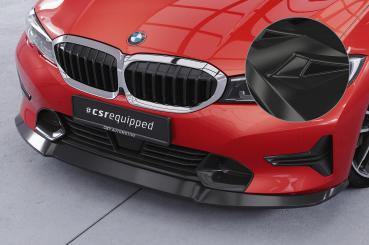 CSR Frontspoiler | Cup-Spoilerlippe mit ABE für BMW 3er (G20/G21) Limousine und Touring CSL526-G Glossy schwarz Hochglanz (keine Lackierung erforderlich)