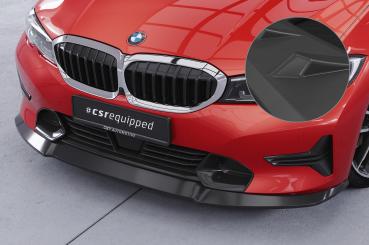 CSR Frontspoiler | Cup-Spoilerlippe mit ABE für BMW 3er(G20/G21) Limousine und Touring CSL526-L schwarz matt (Lackierung erforderlich)