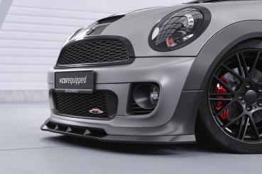 CSR Frontspoiler | Cup-Spoilerlippe mit ABE für Mini Cooper Coupe JCW (R58/R59) CSL529-L schwarz matt (Lackierung erforderlich)