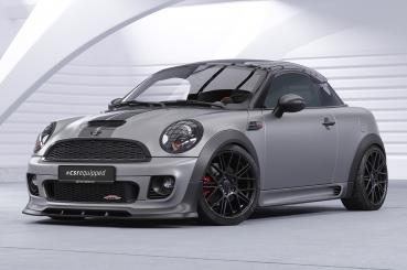 CSR Frontspoiler | Cup-Spoilerlippe mit ABE für Mini Cooper Coupe JCW (R58/R59) CSL529-L schwarz matt (Lackierung erforderlich)
