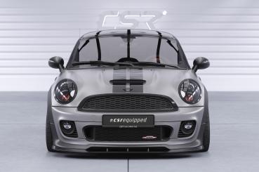 CSR Frontspoiler | Cup-Spoilerlippe mit ABE für Mini Cooper Coupe JCW (R58/R59) CSL529-L schwarz matt (Lackierung erforderlich)