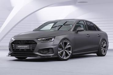 CSR Frontspoiler | Cup-Spoilerlippe mit ABE für Audi A4 B9 (Typ 8W) CSL530-C Carbon Look glänzend (keine Lackierung erforderlich)