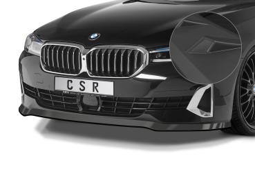 CSR Frontspoiler | Cup-Spoilerlippe mit ABE für BMW 5er (G30/G31) LCI CSL531-L schwarz matt (Lackierung erforderlich)