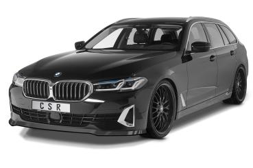 CSR Frontspoiler | Cup-Spoilerlippe mit ABE für BMW 5er (G30/G31) LCI CSL531-L schwarz matt (Lackierung erforderlich)