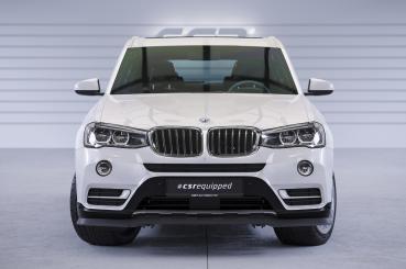 CSR Frontspoiler | Cup-Spoilerlippe mit ABE für BMW X3 (F25) LCI CSL532-S schwarz matt strukturiert (keine Lackierung erforderlich)