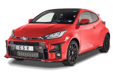 CSR Frontspoiler | Cup-Spoilerlippe mit ABE für Toyota GR Yaris (XP21) CSL535-L schwarz matt (Lackierung erforderlich)
