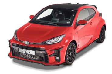 CSR Frontspoiler | Cup-Spoilerlippe mit ABE für Toyota GR Yaris (XP21) CSL535-L schwarz matt (Lackierung erforderlich)