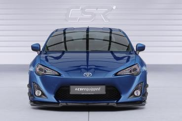 CSR Frontspoiler | Cup-Spoilerlippe mit ABE für Toyota GT86 (ZN6) CSL539-G Glossy schwarz Hochglanz (keine Lackierung erforderlich)