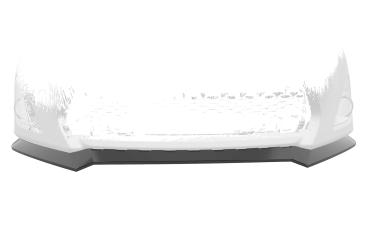 CSR Frontspoiler | Cup-Spoilerlippe mit ABE für Toyota GT86 (ZN6) CSL539-S Strukturiert schwarz matt (keine Lackierung erforderlich)