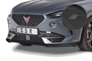 CSR Frontspoiler | Cup-Spoilerlippe mit ABE für Cupra Formentor CSL541-S Strukturiert schwarz matt (keine Lackierung erforderlich)