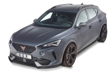 CSR Frontspoiler | Cup-Spoilerlippe mit ABE für Cupra Formentor CSL541-S Strukturiert schwarz matt (keine Lackierung erforderlich)