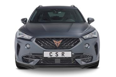 CSR Frontspoiler | Cup-Spoilerlippe mit ABE für Cupra Formentor CSL541-S Strukturiert schwarz matt (keine Lackierung erforderlich)