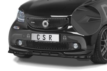 CSR Frontspoiler | Cup-Spoilerlippe mit ABE für Smart fortwo 453 Brabus CSL542-L schwarz matt (Lackierung erforderlich)