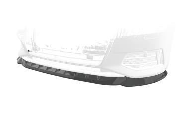 CSR Frontspoiler | Cup-Spoilerlippe mit ABE für Audi A6 C8 (Typ 4K/F2) CSL543-L Lackierung erforderlich (schwarz matt)