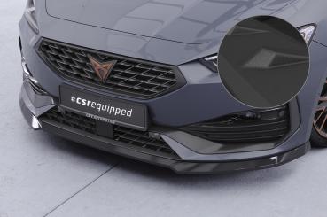 CSR Frontspoiler | Cup-Spoilerlippe mit ABE für Cupra Leon 4 (Typ KL) CSL544-S schwarz matt strukturiert (keine Lackierung erforderlich)