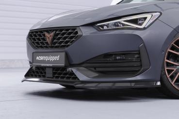 CSR Frontspoiler | Cup-Spoilerlippe mit ABE für Cupra Leon 4 (Typ KL) CSL544-L schwarz matt (Lackierung erforderlich)