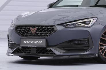 CSR Frontspoiler | Cup-Spoilerlippe mit ABE für Cupra Leon 4 (Typ KL) CSL544-L schwarz matt (Lackierung erforderlich)