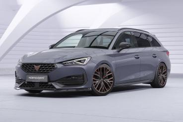 CSR Frontspoiler | Cup-Spoilerlippe mit ABE für Cupra Leon 4 (Typ KL) CSL544-L schwarz matt (Lackierung erforderlich)