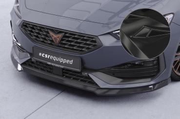 CSR Frontspoiler | Cup-Spoilerlippe mit ABE für Cupra Leon 4 (Typ KL) CSL544-G Glossy schwarz Hochglanz (keine Lackierung erforderlich)