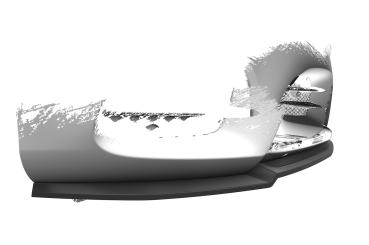 CSR Frontspoiler | Cup-Spoilerlippe mit ABE für Mercedes-Benz V-Klasse 447 AMG-Line CSL545-C Carbon Look Hochglanz (keine Lackierung erforderlich)