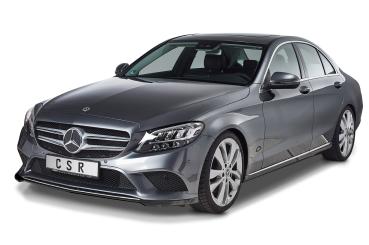 CSR Frontspoiler | Cup-Spoilerlippe mit ABE für Mercedes-Benz C-Klasse W205 CSL546-M Carbon Look matt strukturiert (keine Lackierung erforderlich)