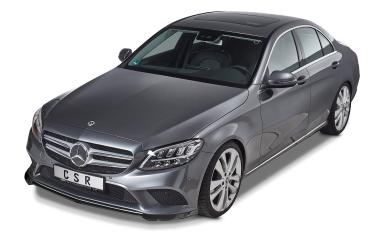 CSR Frontspoiler | Cup-Spoilerlippe mit ABE für Mercedes-Benz C-Klasse W205 CSL546-M Carbon Look matt strukturiert (keine Lackierung erforderlich)