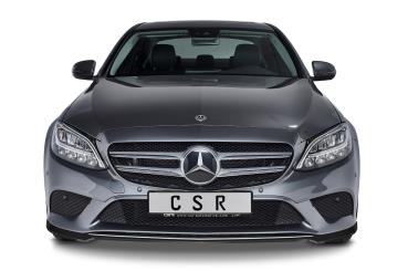CSR Frontspoiler | Cup-Spoilerlippe mit ABE für Mercedes-Benz C-Klasse W205 CSL546-M Carbon Look matt strukturiert (keine Lackierung erforderlich)