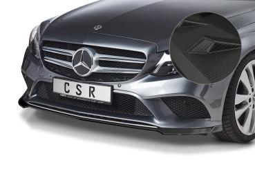 CSR Frontspoiler | Cup-Spoilerlippe mit ABE für Mercedes-Benz C-Klasse W205 CSL546-M Carbon Look matt strukturiert (keine Lackierung erforderlich)