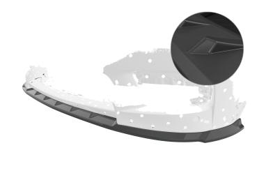 CSR Frontspoiler | Cup-Spoilerlippe mit ABE für BMW X1 E84 M-Paket CSL547-L schwarz matt (Lackierung erforderlich)