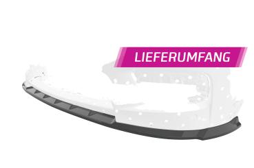 CSR Frontspoiler | Cup-Spoilerlippe mit ABE für BMW X1 E84 M-Paket CSL547-L schwarz matt (Lackierung erforderlich)
