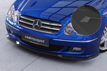 CSR Frontspoiler | Cup-Spoilerlippe mit ABE für Mercedes-Benz CLK A209 / C209 CSL550-S schwarz matt strukturiert (keine Lackierung erforderlich)